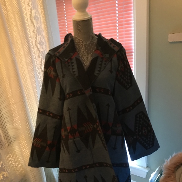Dylan Long sweater coat - Picture 2 of 4